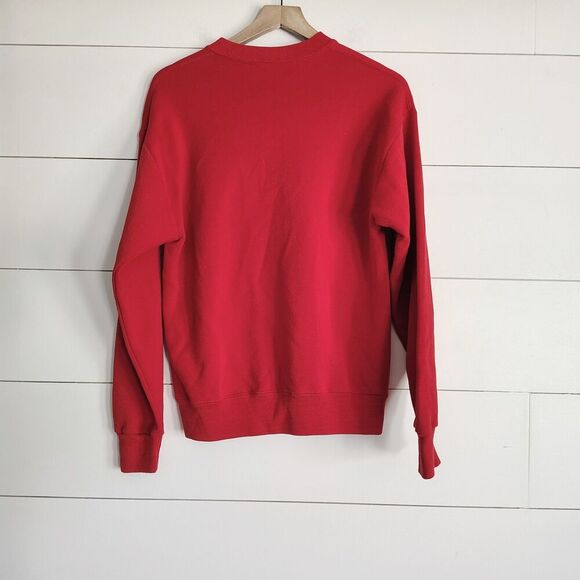 Vintage Pepsi Cola Sweatshirt Red 90s Graphic Crewneck Retro Logo Pullover SMALL - Picture 3 of 8